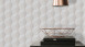 papier peint en vinyle beige à rayures modernes New Life 551