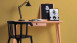 papier peint en fil textile jaune moderne uni tessuto 2 586
