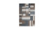 tapis planeo - Broadway 300 marron / gris