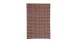 tapis planeo - Echecs 110 nature / rouge