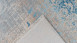 tapis planeo - Baroque 300 gris / turquoise
