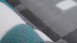 tapis planeo - Vancouver 210 multi / turquoise