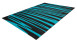 tapis planeo - Broadway 200 anthracite / turquoise