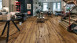Kährs parquet Da Capo - Chêne massif raboté à la main design de chutes de bois