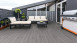 planeo Autentica - lame massive Co-Ex gris basalte - structure bois