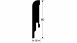 Plinthes MEISTER Chêne blanc 6670 | - 2380 x 80 x 16 mm