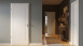 planeo Porte intérieure laquée Laque 2.0 - Nalle 9016 Laque blanche 1985 x 860 mm DIN L - Rond RSP Paumelle 3-t