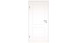 planeo Porte intérieure laquée Laque 2.0 - Nantje 9010 Laque blanche 2110 x 860 mm DIN R - Rond RSP Paumelle 3-t