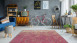 tapis planeo - Antigua 200 orange / rouge