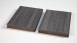 planeo terrasse composite CoEx-Line - lame massive gris pierre/graphite - structure bois