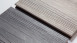 planeo terrasse composite CoEx-Line - lame massive gris pierre/graphite - structure bois