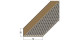 planeo protect profilé d'angle de ventilation - LÜW 30x70x2500mm blanc