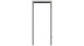 planeo Standard Zarge Rundkante - CPL Perlgrau - 2110mm