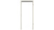 planeo Châssis standard à chant arrondi - Laque blanche 9016 - 2110mm