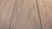 planeo terrasse composite - lame massive gris sable antique vieillie/brossé