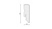 Plinthe Haro - Structure industrielle en pierre grise 16x58 mm