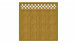 planeo Basic - clôture Type C 180 x 180 cm chêne rouvre naturel