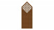 planeo Basic - Brise vue Type D 90 x 225 cm Chêne doré 