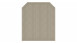 planeo Basic - clôture Type J 180 x 210 cm chêne de Sheffield