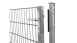 Porte universelle léger 1 vantail galvanisé à chaud - B 1090 mm