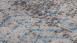 tapis planeo - Antigua 300 gris / turquoise