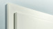 planeo Châssis standard à chant arrondi - Laque blanche 9010 - 2110mm